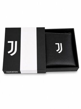 Juventus Black Leather Wallet Pouch Set – Official Product – New w/ Box